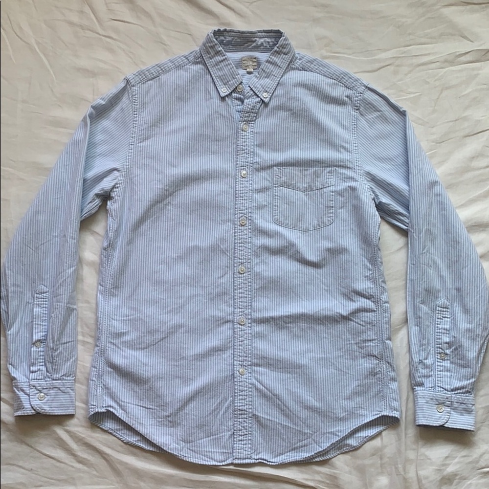 J. Crew Vintage Oxford Light Blue Button Down